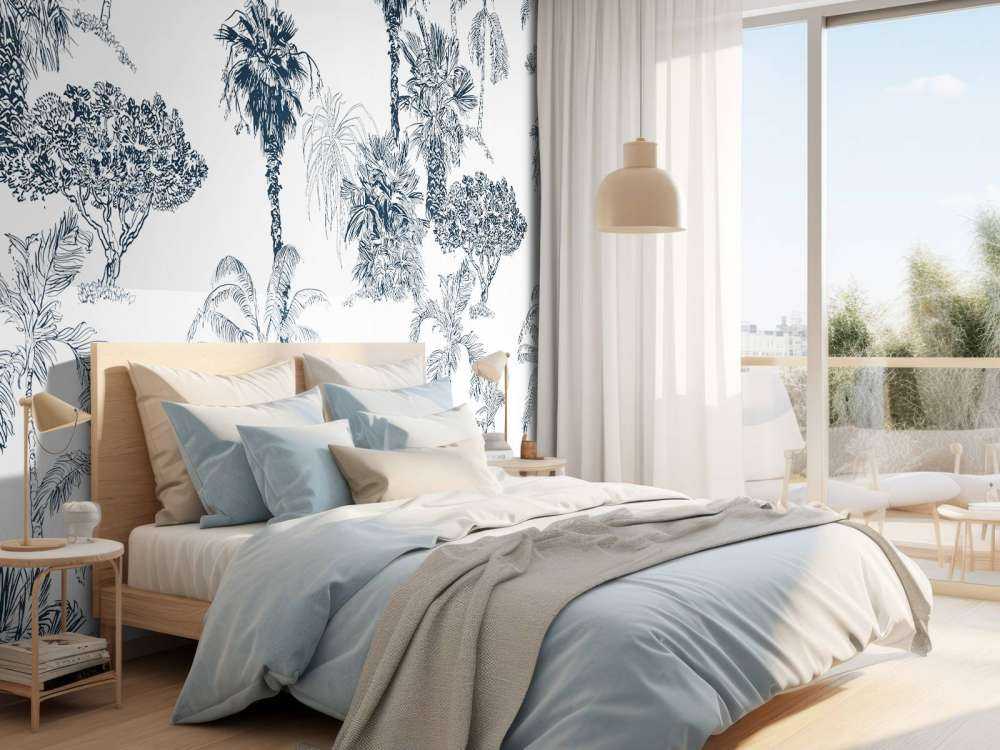 Tropiske palmer og trær