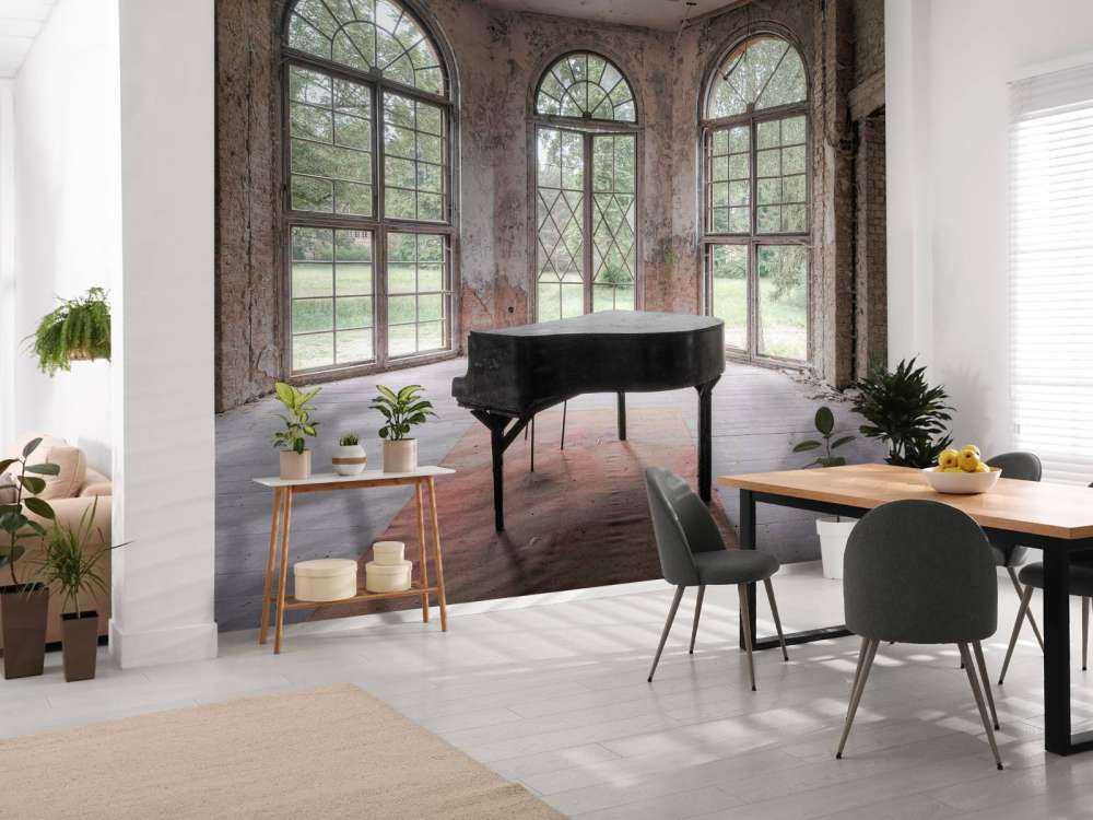 Ensomt piano