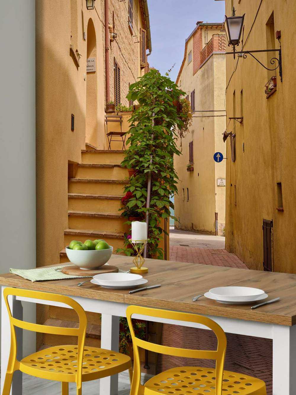 Trapper i en italiensk gate