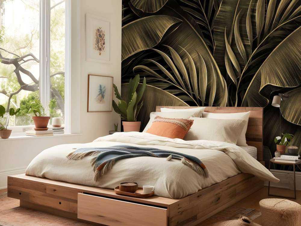 Banan og palmeblader