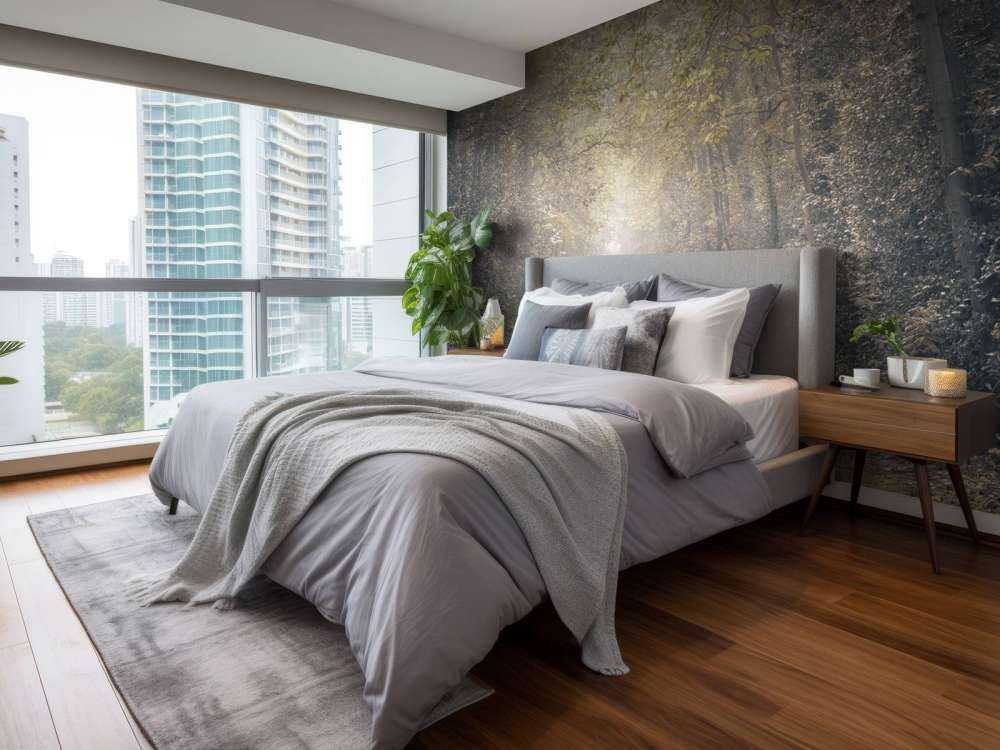 Sti gjennom en forlatt skog