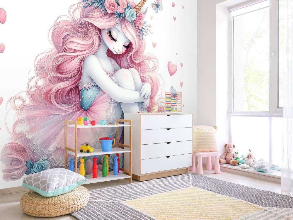 Drømmende enhjørning ballerina