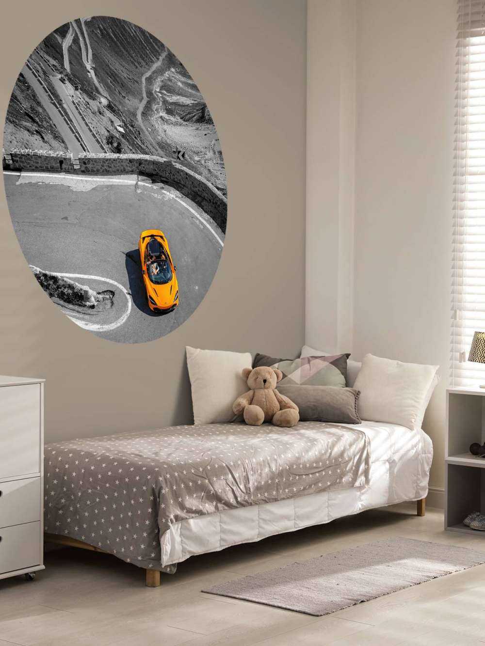 McLaren på Stelviopas - spotfarge