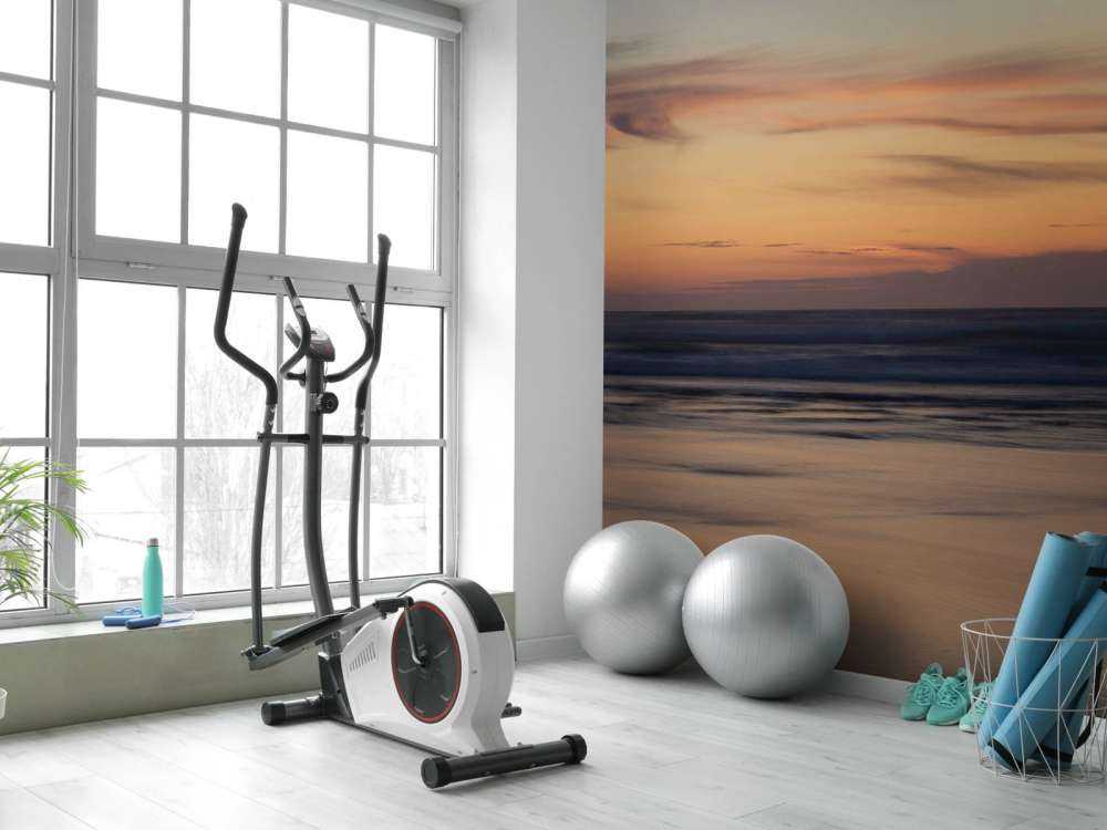 solnedgang ved kysten