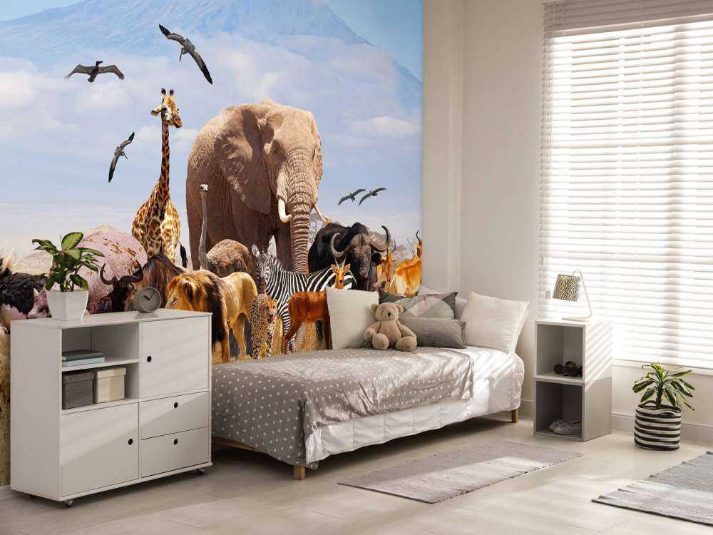 Afrikanske dyr på Kilimanjaro