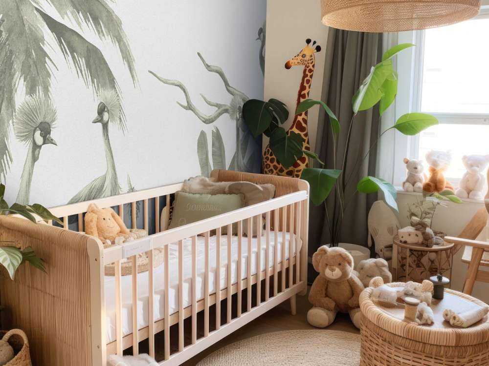 Jungle med traner i grønt