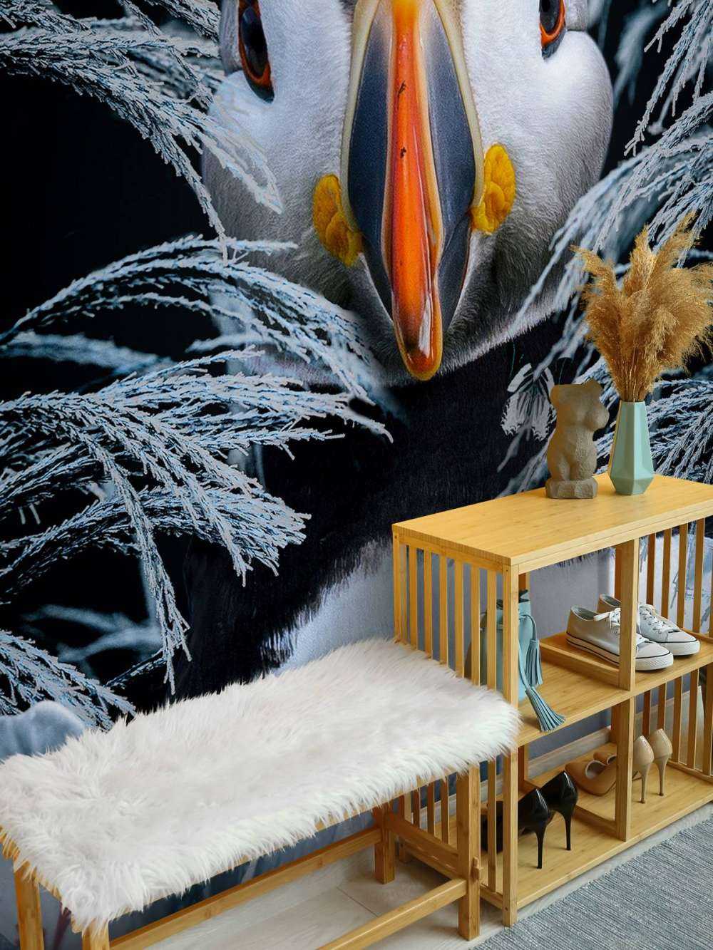 Atlantic Puffins Portræt