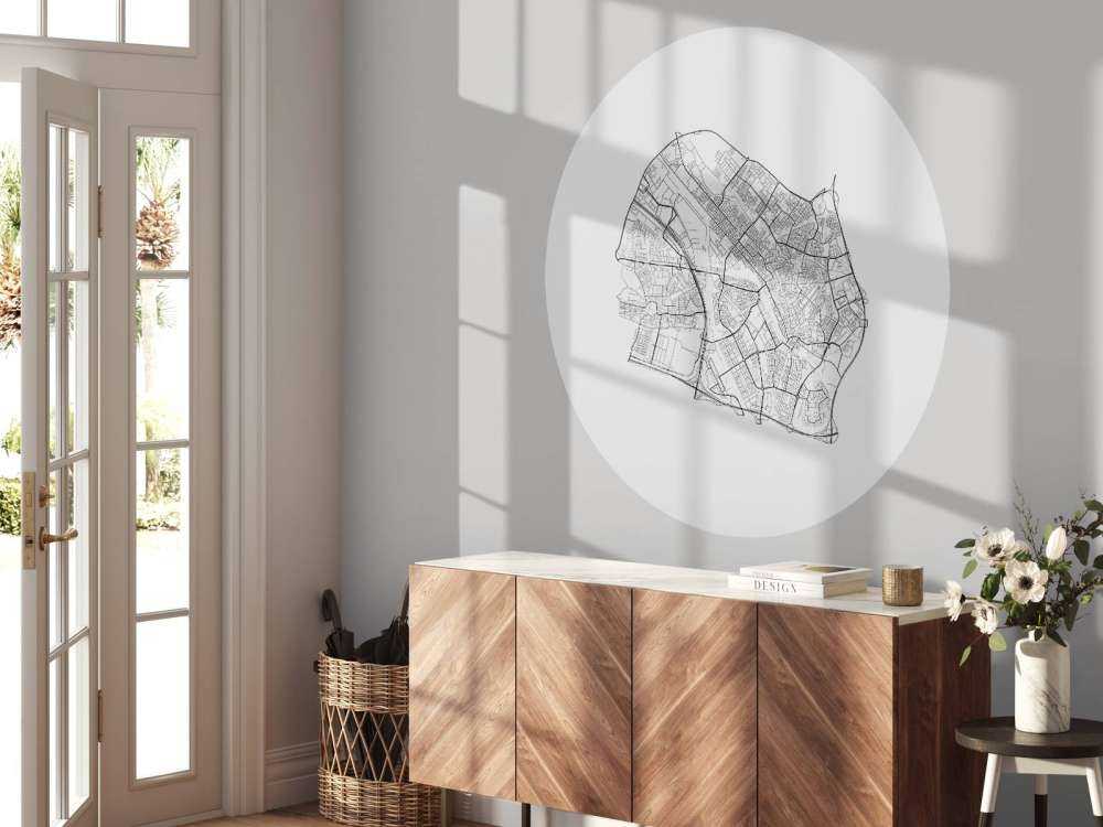 Kort over Utrecht, hvid