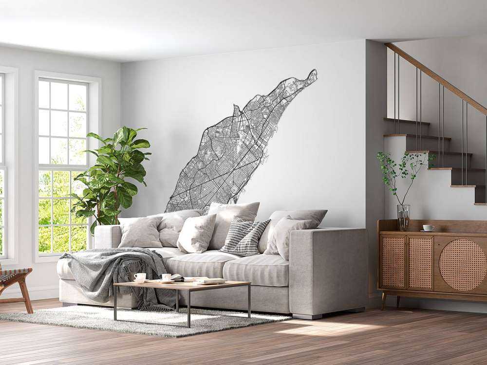 Kort over Barcelona, __hvid