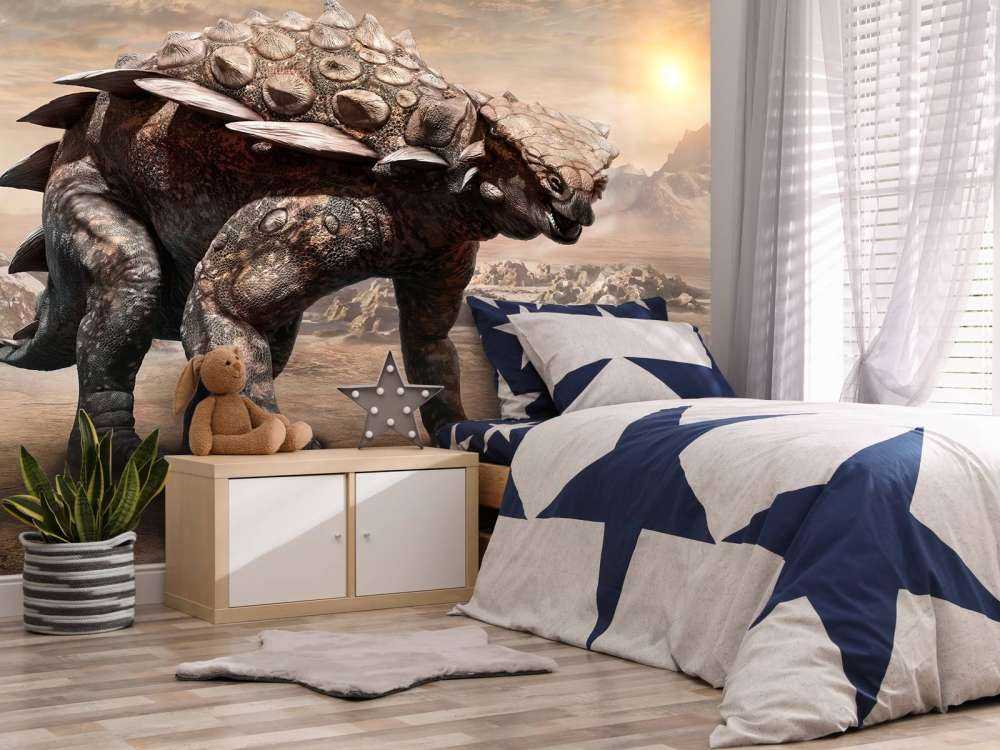 Dinosaur i et øde område