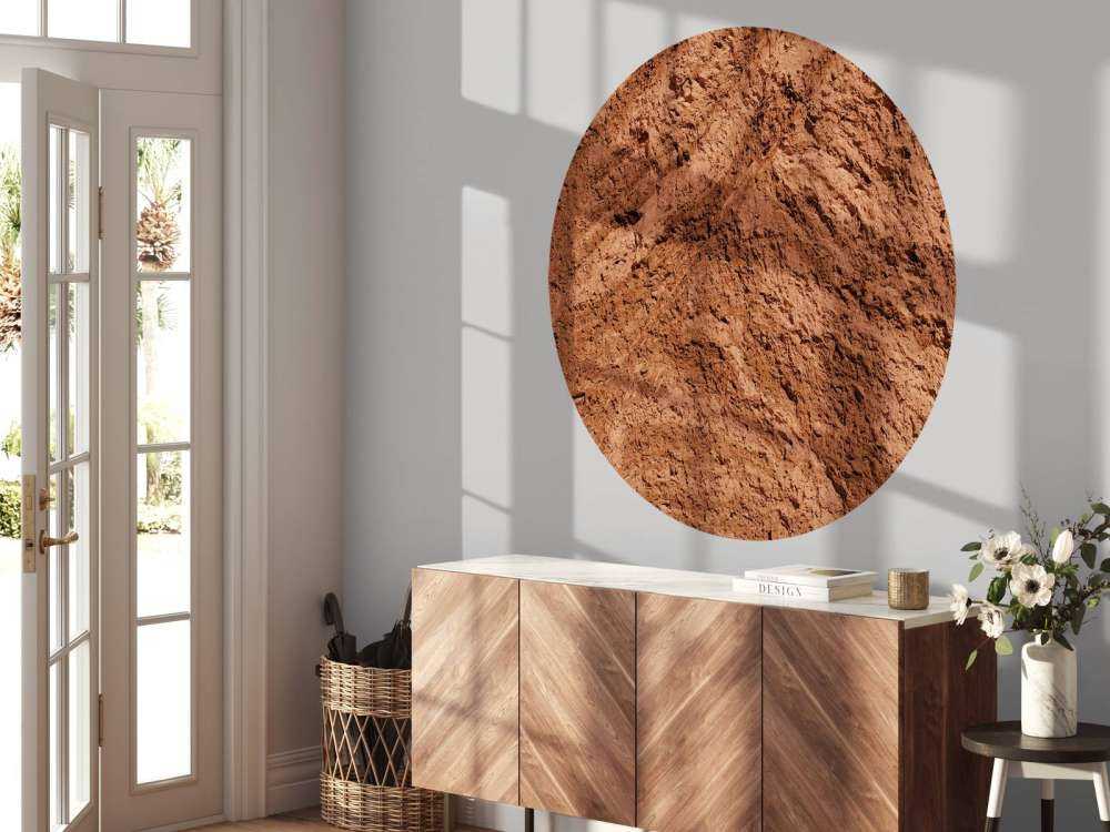 Grov terracotta struktur