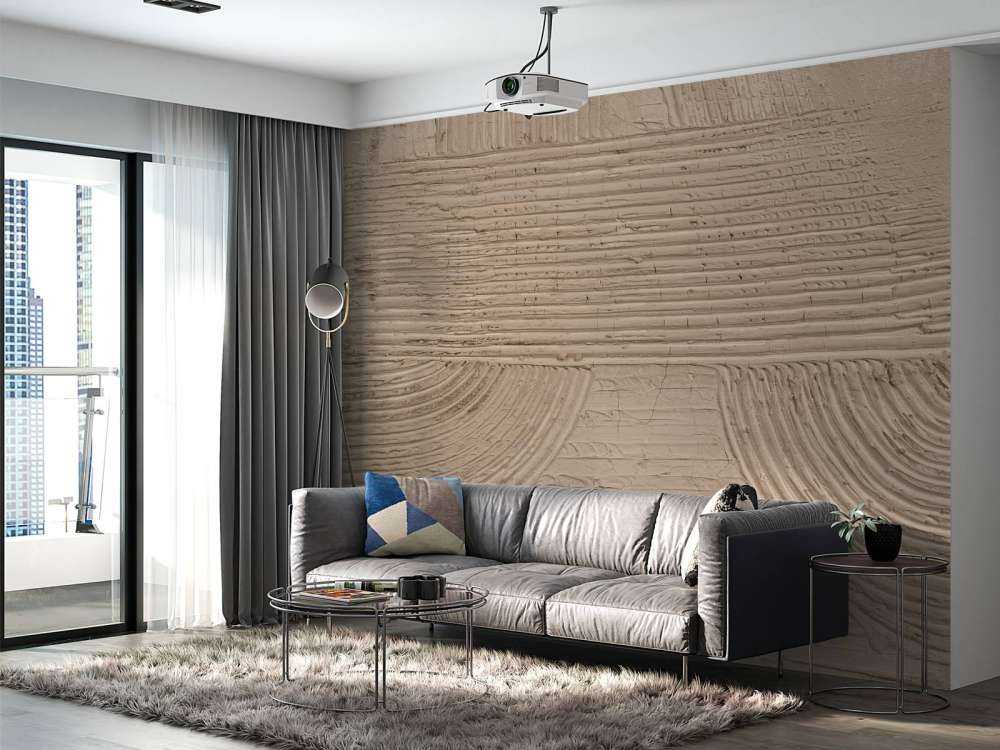 Linjer og strukturer i taupe