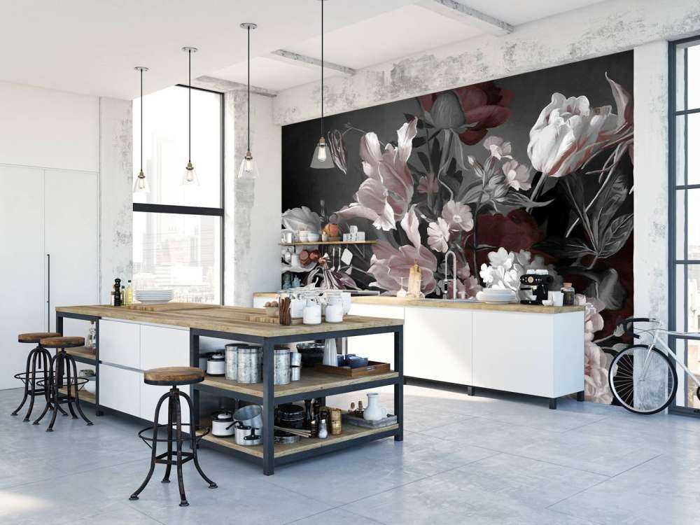 Bukket med røde tulipaner