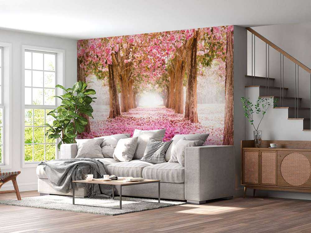 fototapet blomstre