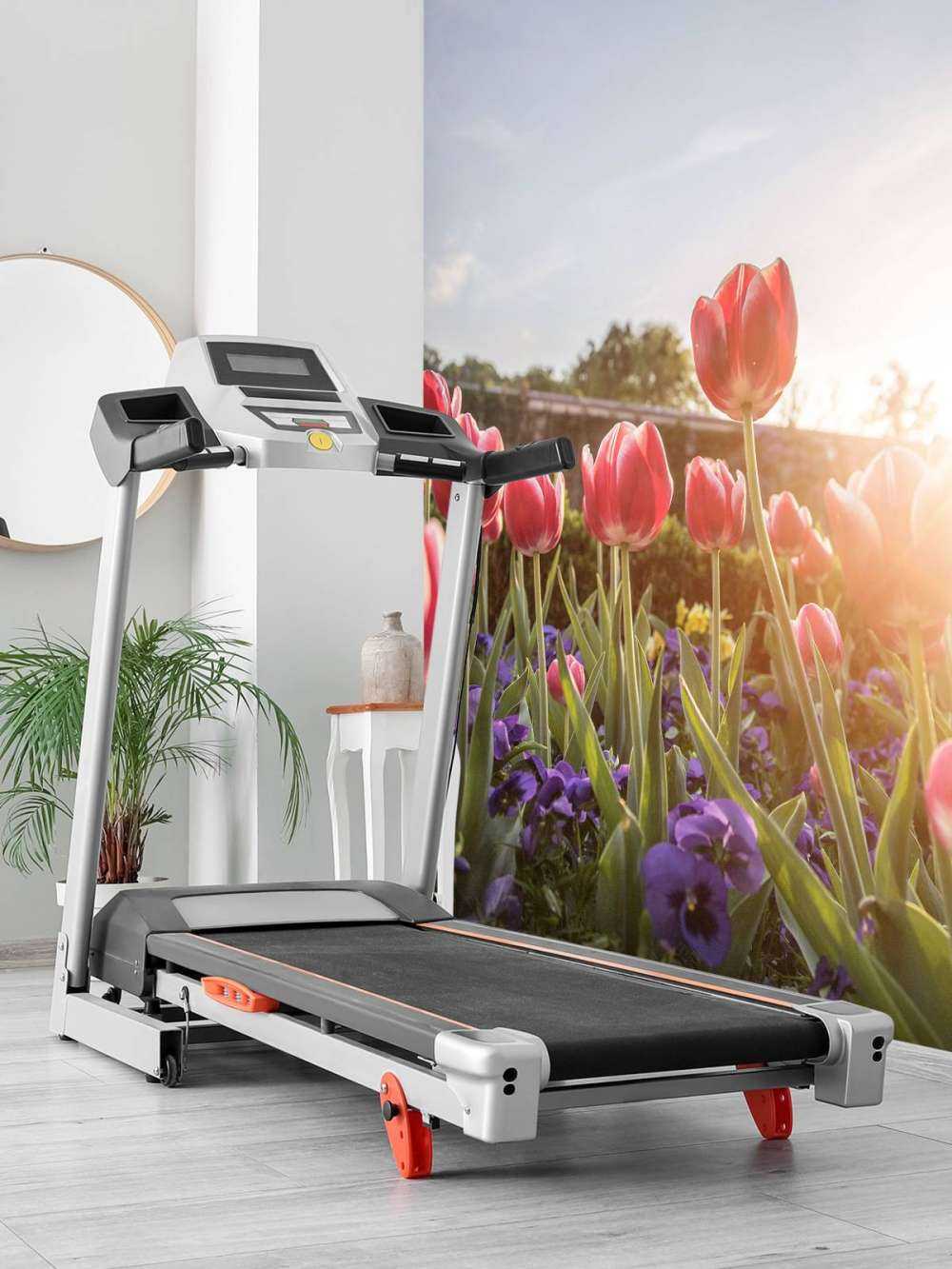 Blomster med sollys