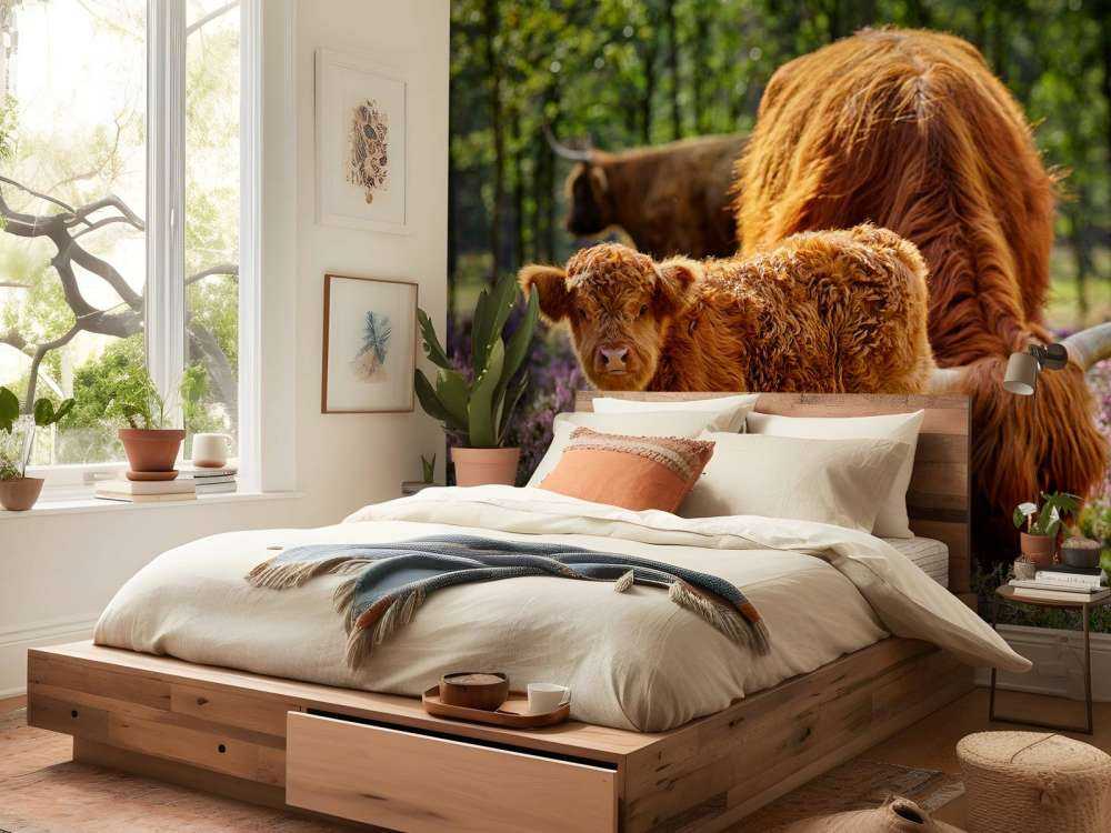 Familie skotske højlandere