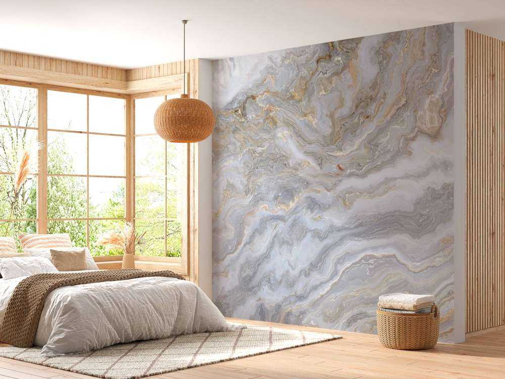 Farverig marmor