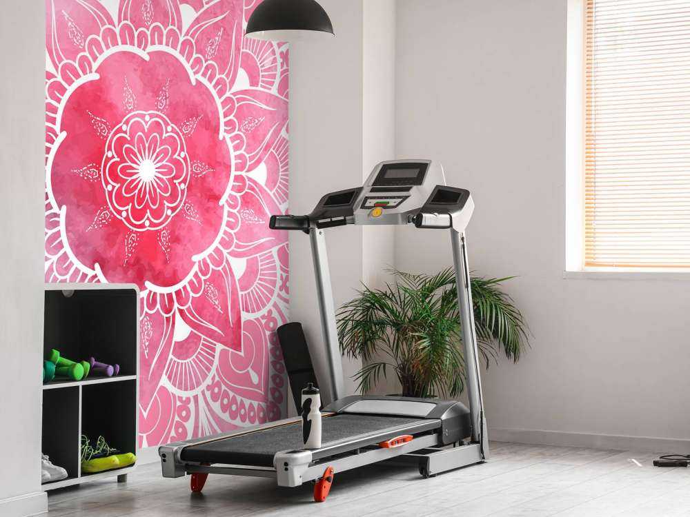 Mandala med blomstermønster