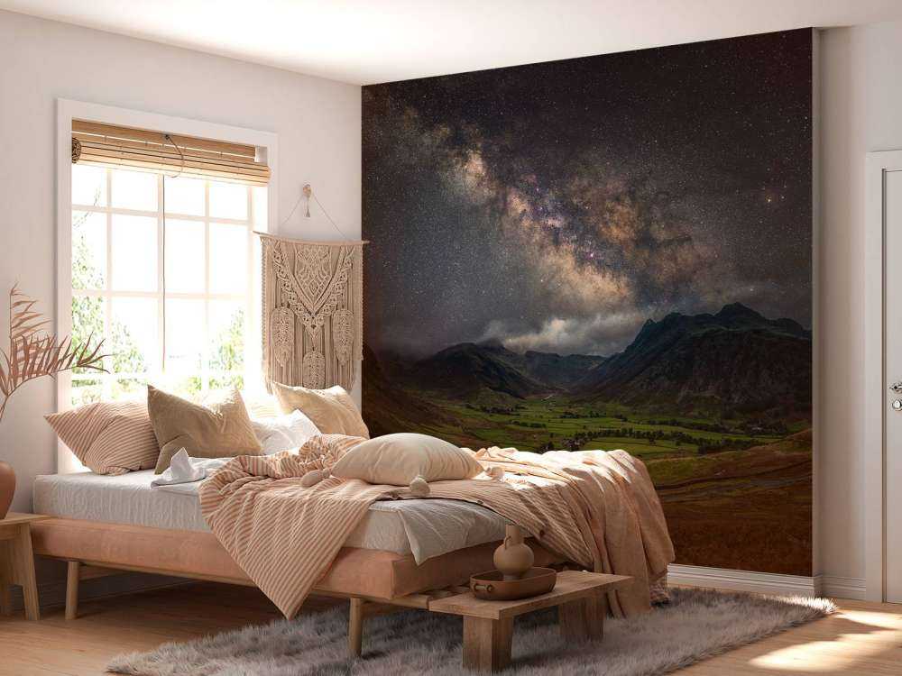 The Milky Way above Mickleden Valley, Lake District