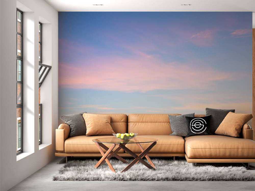 Himmel med bløde farver