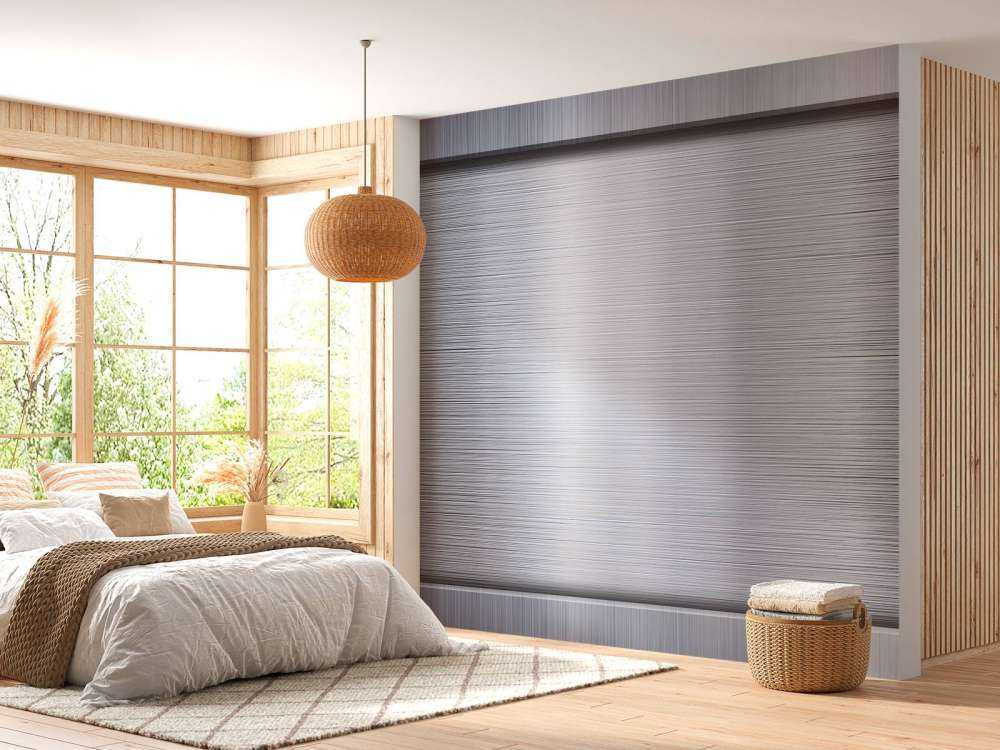 Metallplatta i borstad aluminium