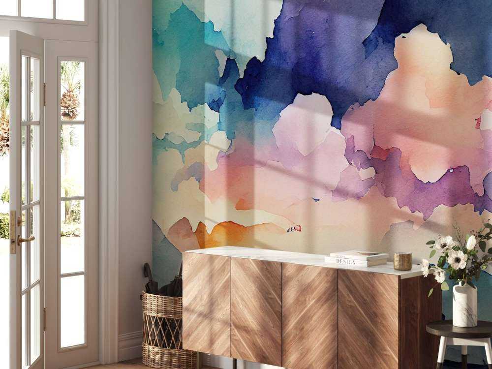 Abstrakt bakgrund i akvarell