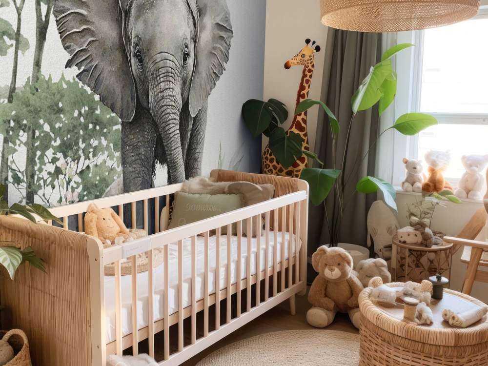Elefant i djungeln