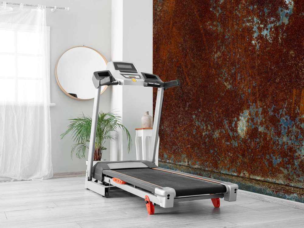 Rostig metallstruktur