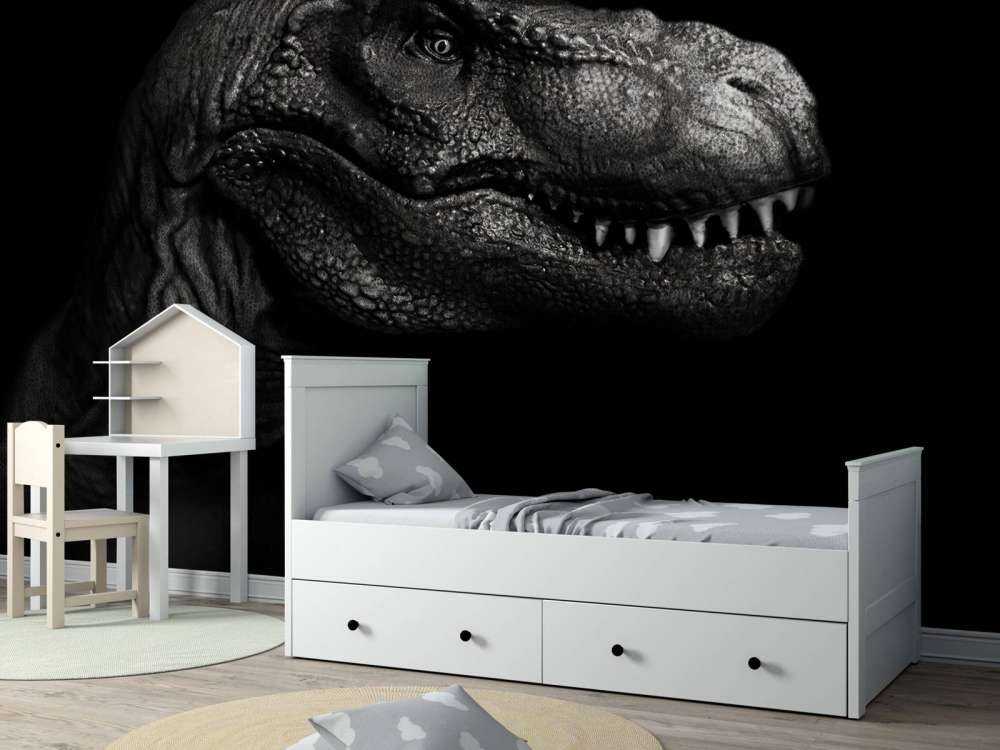 Närbild av en Tyrannosaurus Rex