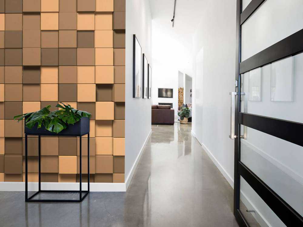 3D Minecraft-klossar av jorden