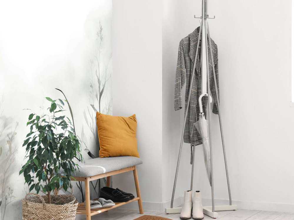 Morgon Tystnad Dimmig Vit