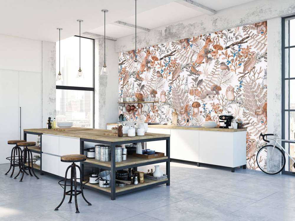 Skogens djur mönster