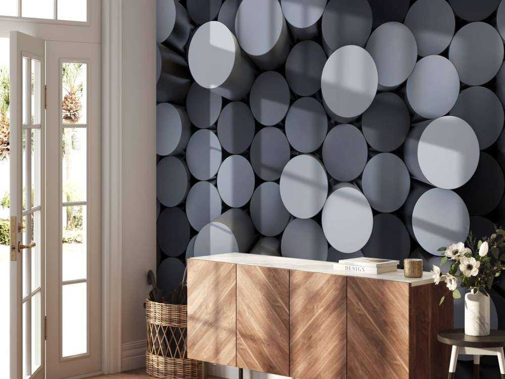 Färgglada cylindrar