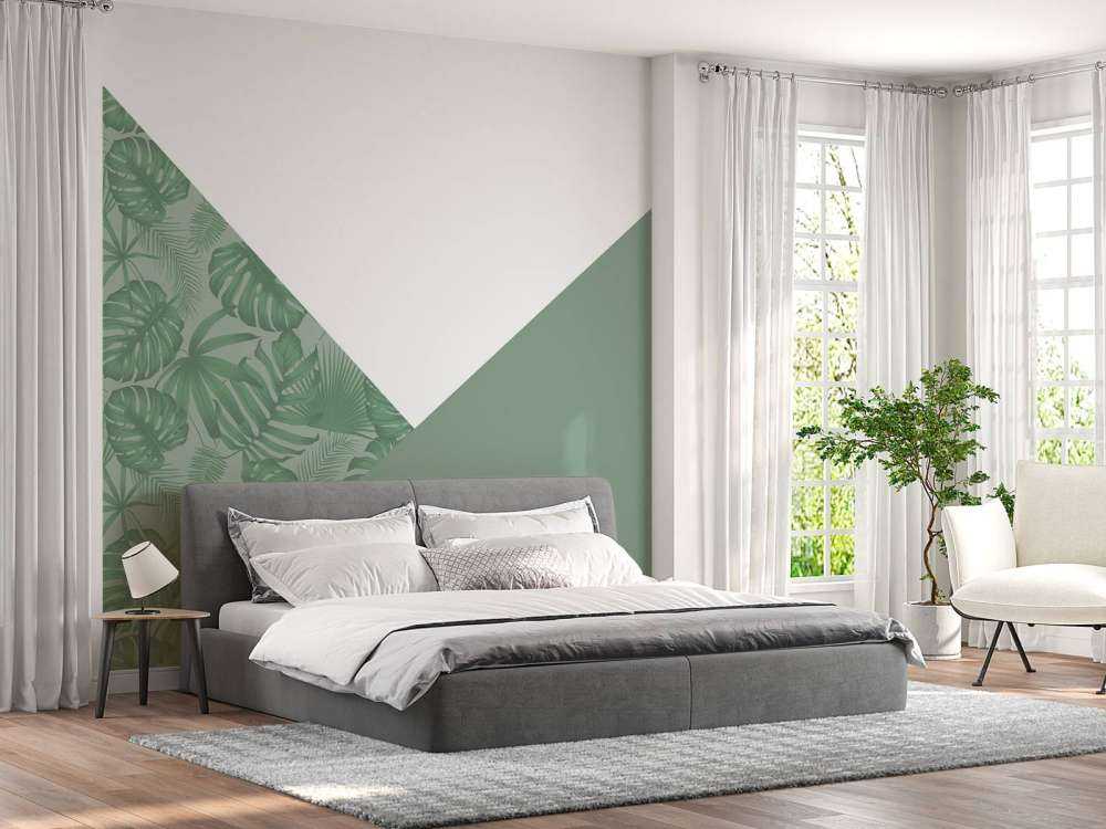 Trianglar med djungelmönster