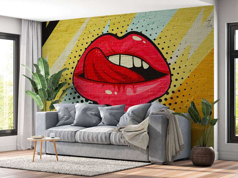 Graffiti från munnen