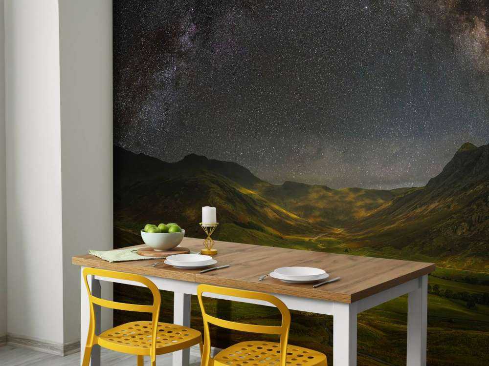 The Milky Way above Mickleden Valley - at Lake District