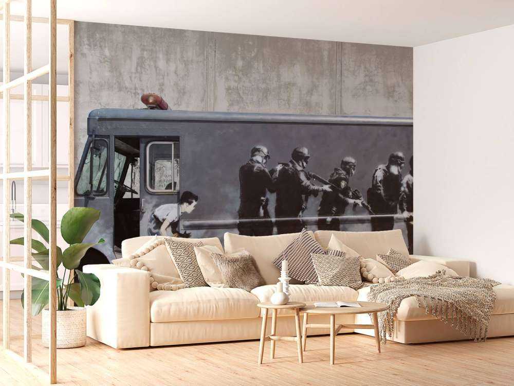Banksy - SWAT van