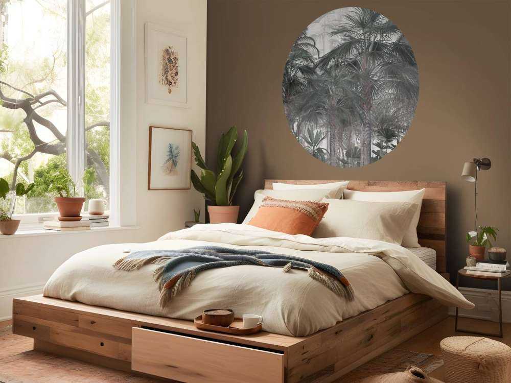 Skymnings Palm Serenitet