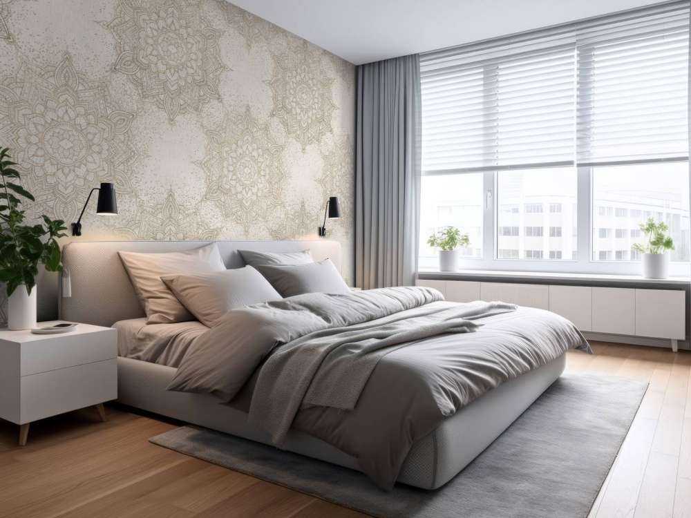 Magisk mandala från Marrakesh - beige