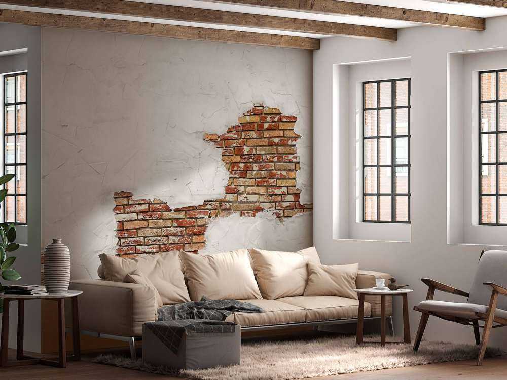 Stucco vägg