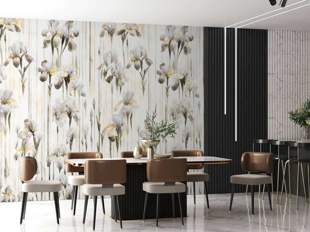 Irisser og Striber Sømløs Sepia