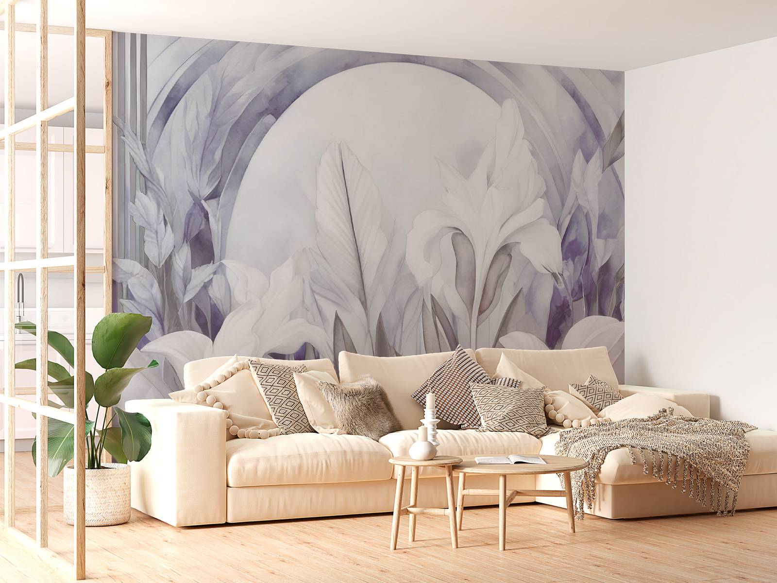 Fototapet - Iris ved solopgang lilla - Fototapet, image size:1600x1200