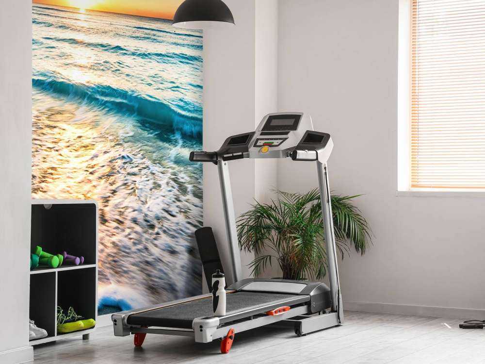 Zonsondergang boven zee