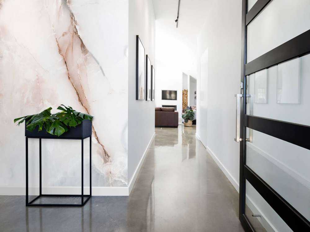 Marmor med lyserødt skær