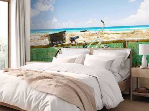 Cykel stranden