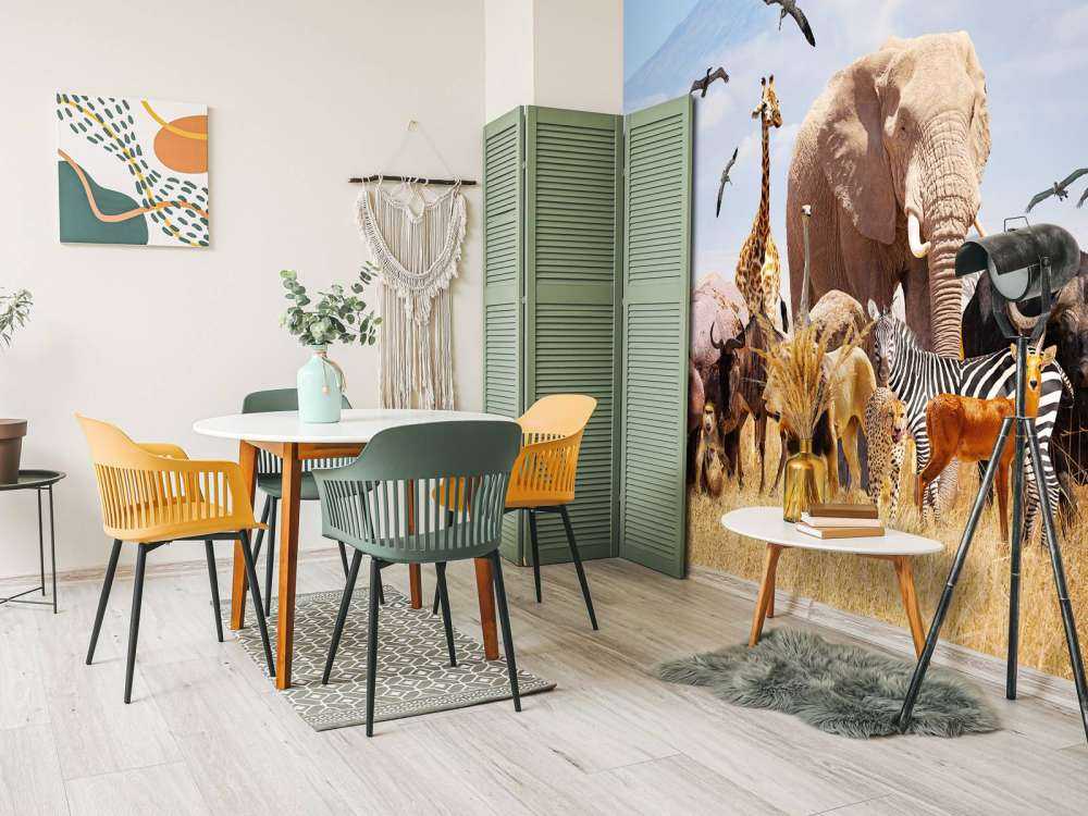 Afrikanske dyr på Kilimanjaro