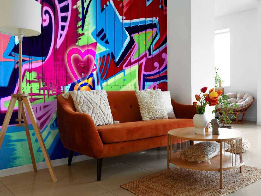 Neon graffiti