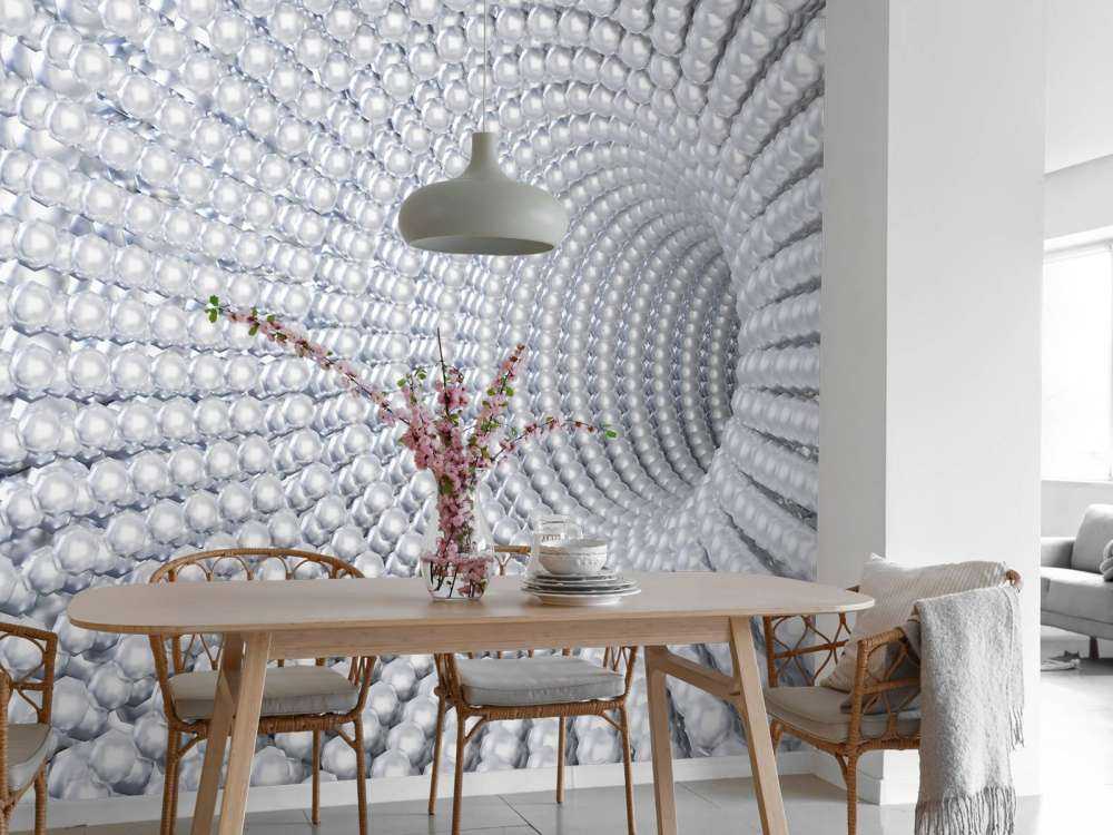 Tunnel med 3D-kugler