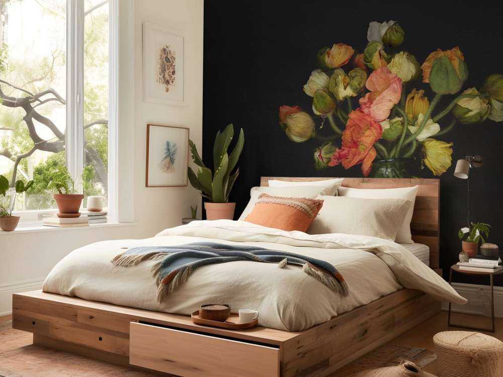 Malerisk blomsterbuket