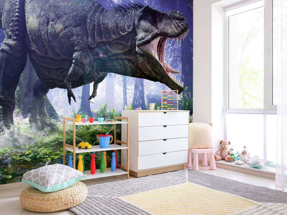 Tyrannosaurus Rex ved søen